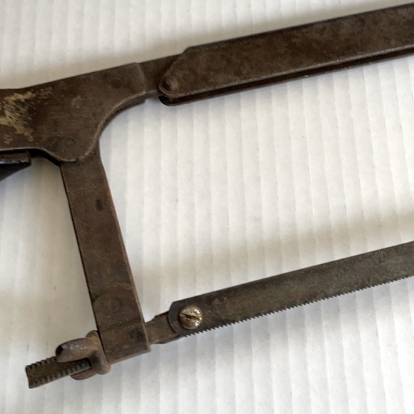 Vintage Hand Saw Display Piece Wood Handle Decorative Home Garage Decor - Picture 5 of 8